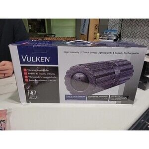 VULKEN VFR030 17” Vibrating Foam Roller 4 Speeds 3800RPM High Intensity Massager